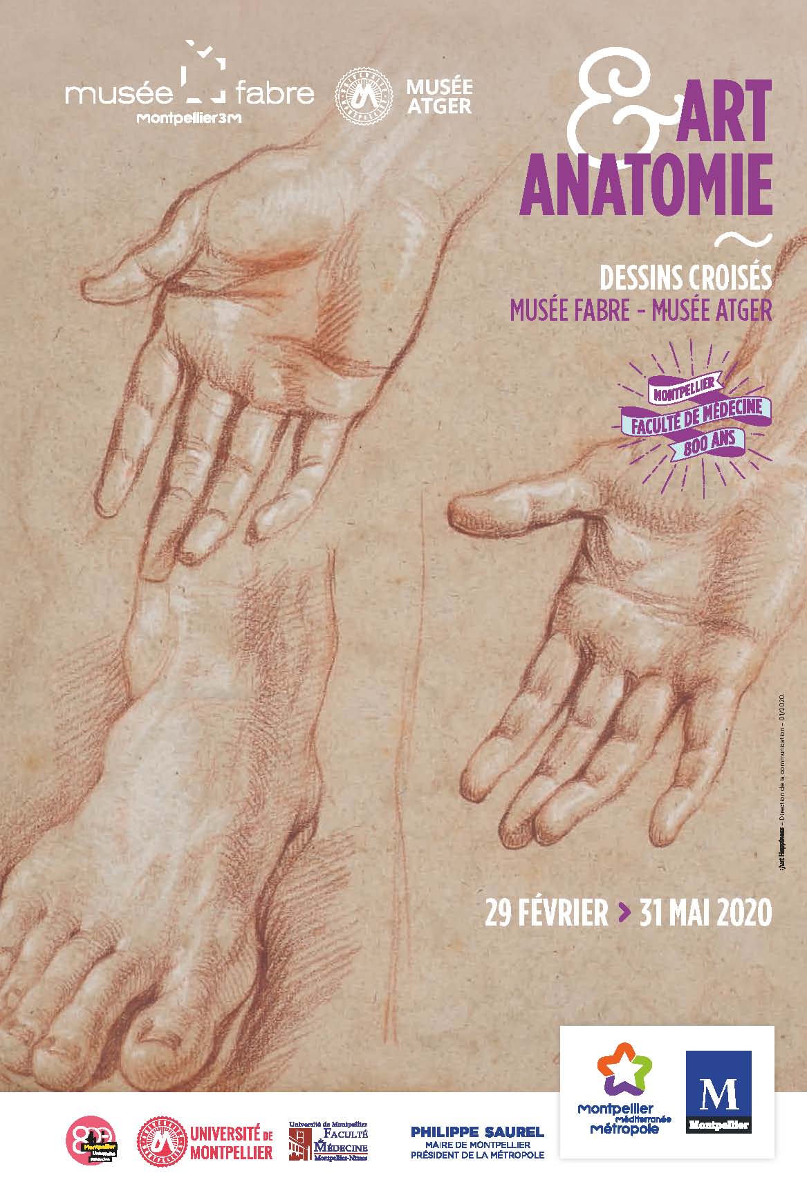 Affiche expositions Art & Anatomie