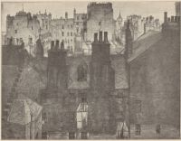 Milnes Court, Lawnmarket (Edimbourg) par Bruce J. Home, dans GEDDES, Patrick, The Civic Survey of Edinburgh, Ediimbourg / Chelsea : Civic dept., 1911( BIU Montpellier-section Droit-GED 87097 RES)